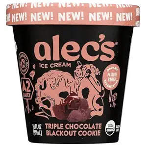 Organic Triple Chocolate Blackout Cookie Ice Cream, 14 FZ