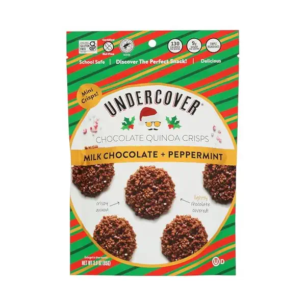 Milk Chocolate Peppermint Quinoa Crisps, 3 OZ 1