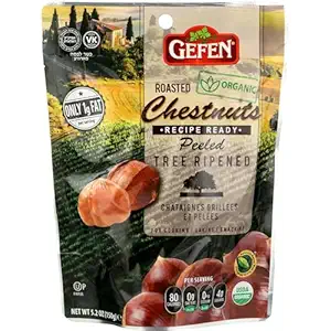 Organic Peeled Roasted Chestnuts, 5.2 OZ
