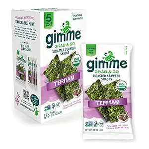 Organic Teriyaki Seaweed, 0.7 OZ