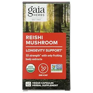 Organic Reishi Mushroom 40 Count, 40 CT
