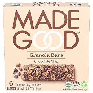 Organic Chocolate Chip Granola Bars, 5.1 OZ