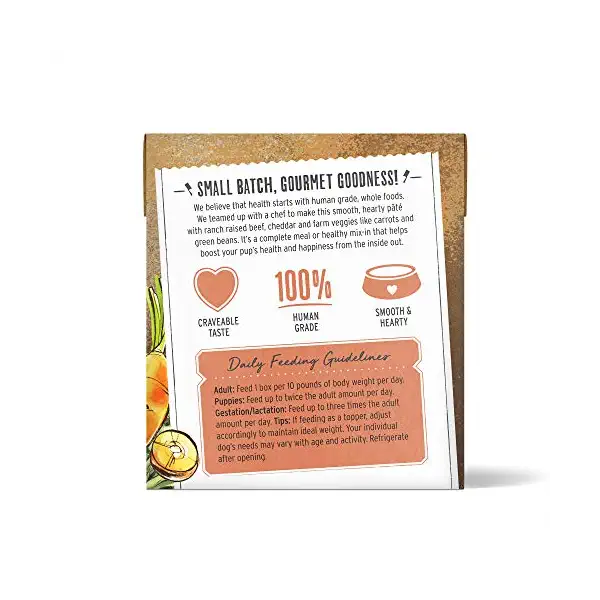 Beef, Cheddar and Veggies Pate Dog Food, 10.5 OZ 3