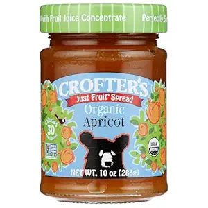 Organic Apricot Just Fruit Spread, 10 OZ