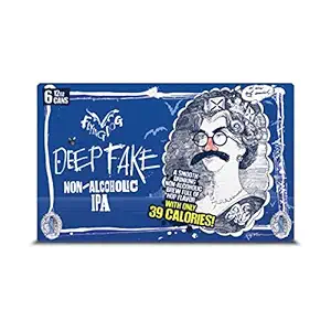 Non-Alcoholic Deep Fake IPA 6pk Cans, 12 FZ