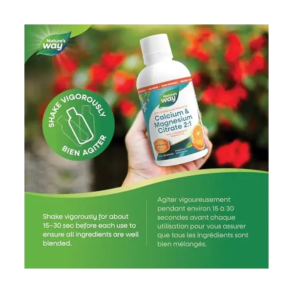 Calcium & Magnesium Citrate 2:1 K2 Liquid Orange 5