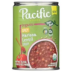 Organic Spicy Harissa Lentil Soup, 16.3 OZ