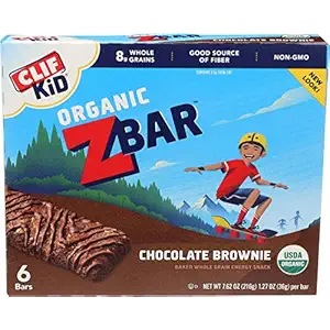 Organic Chocolate Brownie Z Bar 6 Count, 7.62 OZ