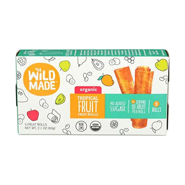 Organic Tropical Fruit Roll 5Pk, 2.1 OZ 2