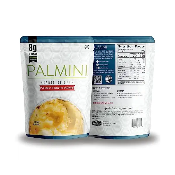Cheddar & Jalapeno Mashed Hearts Of Palm 2