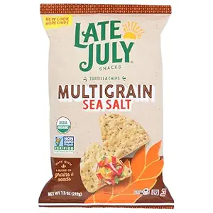 Organic Sea Salt Multigrain Tortilla Chips, 7.5 OZ
