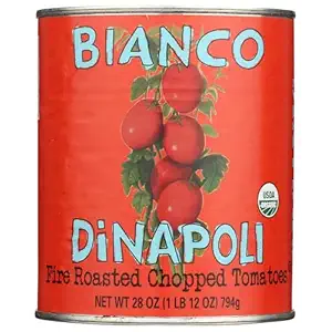 Organic Fire Roasted Chopped Tomatoes, 28 OZ
