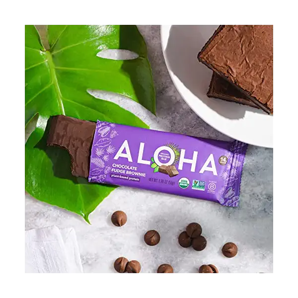 Organic Chocolate Fudge Brownie Protein Bar 12 Count, 1.98 OZ 4