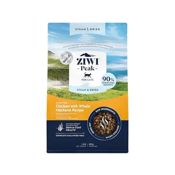 Steam Dried South Pacific Fish Cat Kibble, 16 OZ 1