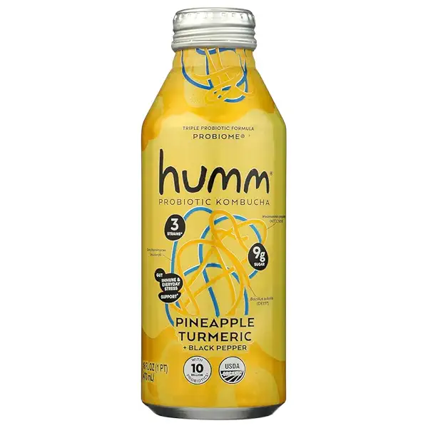 Organic Pnappl Trmeric Probiome Kombucha, 16 FZ 1