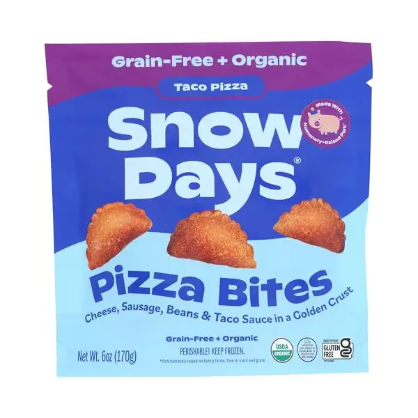 Organic Taco Pizza Bites, 6 OZ 1