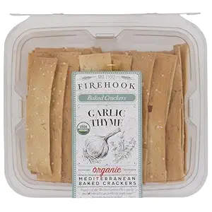 Organic Garlic & Thyme Crackers, 8 OZ