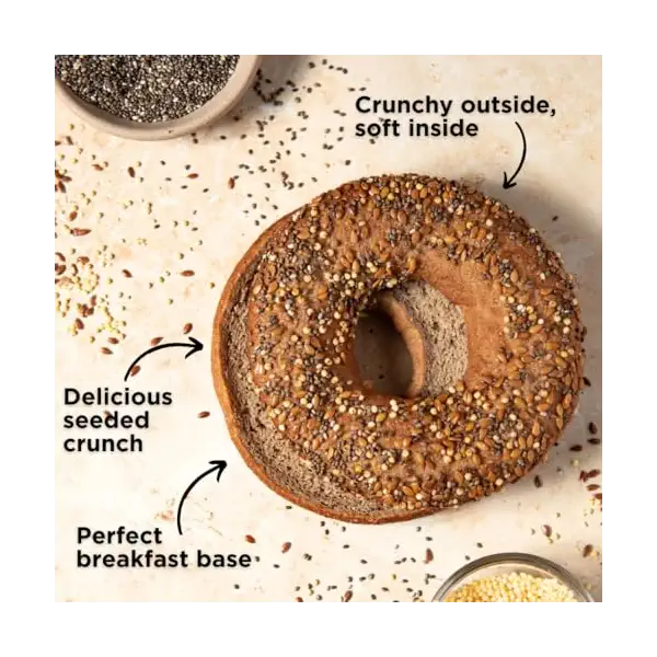 Cinnamon Raisin Superfood Bagels, 16.37 OZ 4