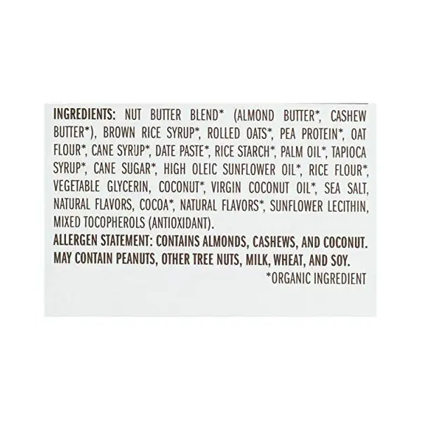 Organic Coconut Almond Butter Filled Bar, 1.76 OZ 3