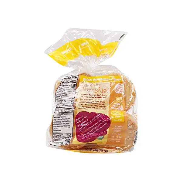 Organic White Hamburger Buns, 18 OZ 3