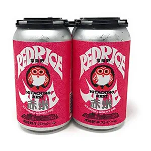 Hitachino Nest Red Rice Ale 4pk Cans, 12 FZ