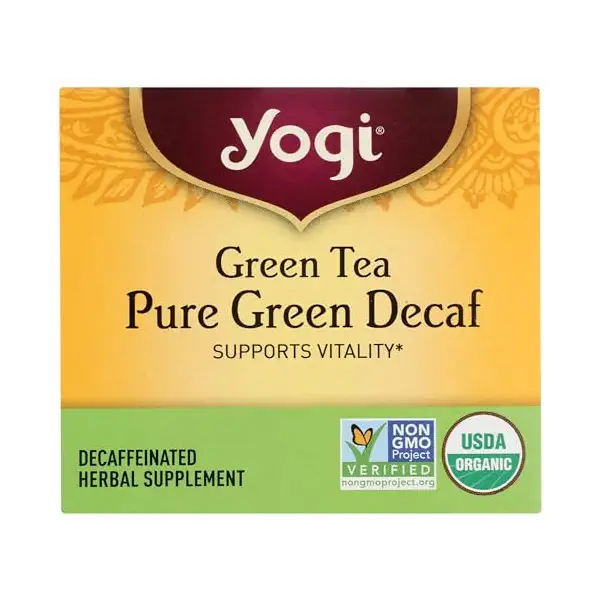Organic Decaf Pure Green Tea, 16 CT 5