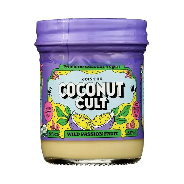 Organic Wild Passionfruit Coconut Yogurt, 8 OZ 1
