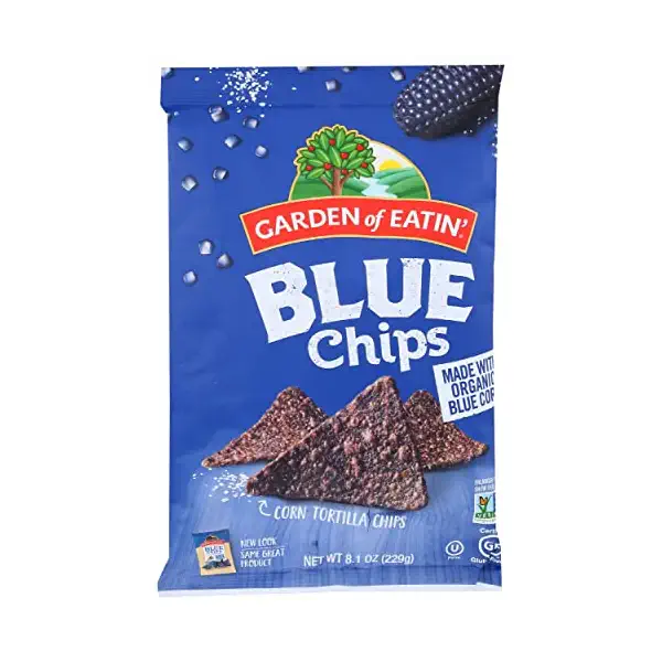 Blue Corn Tortilla Chips, 8.1 OZ 1