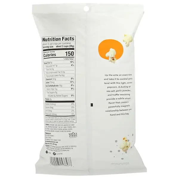 Truffle & Sea Salt Popcorn, 5 OZ 2
