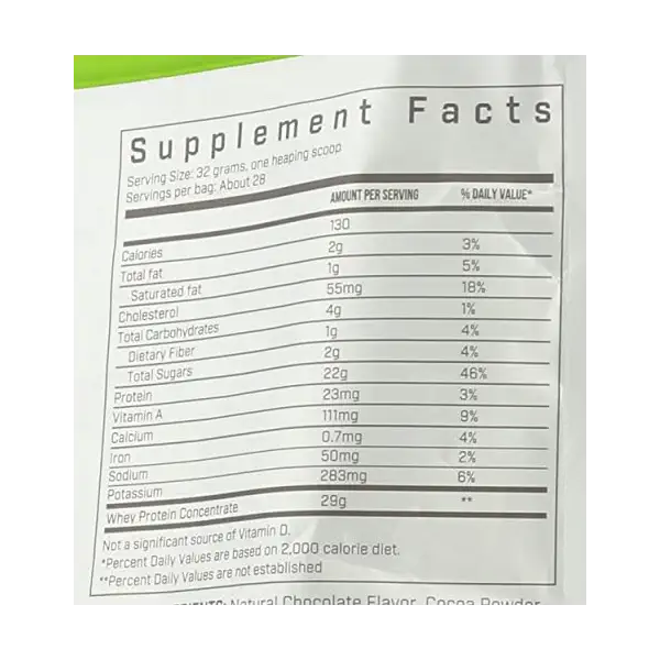 Chocolate Whey Protein Powder, 31.6 OZ 3