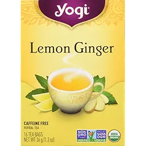 Organic Lemon Ginger Tea, 16 CT