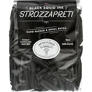Squid Ink Strozzapreti Pasta, 16 OZ