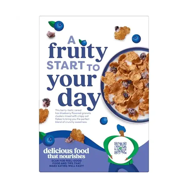 Organic Shapes And Flakes Blueberry Clusters Cereal, 17.2 OZ 9