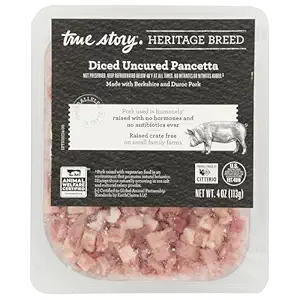Heritage Breed Dried Uncured Pancetta, 4 OZ