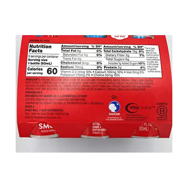 Organic Strawberry Yogurt Drink Multi Pack, 3.1 FZ 3