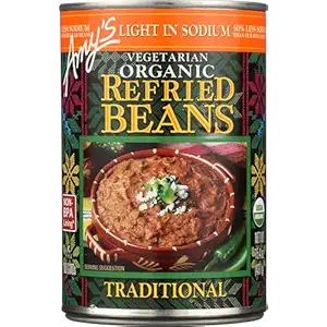 Organic Low Sodium Refried Beans, 15.4 OZ