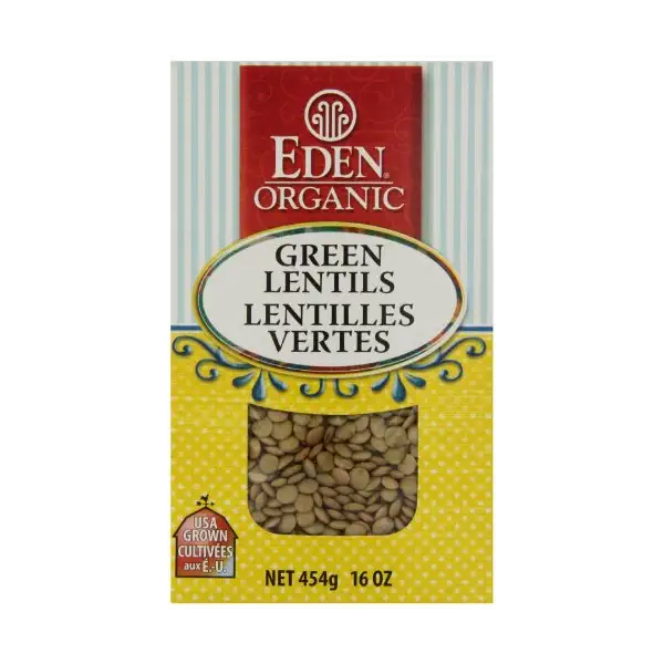 Organic Dry Green Lentils 1
