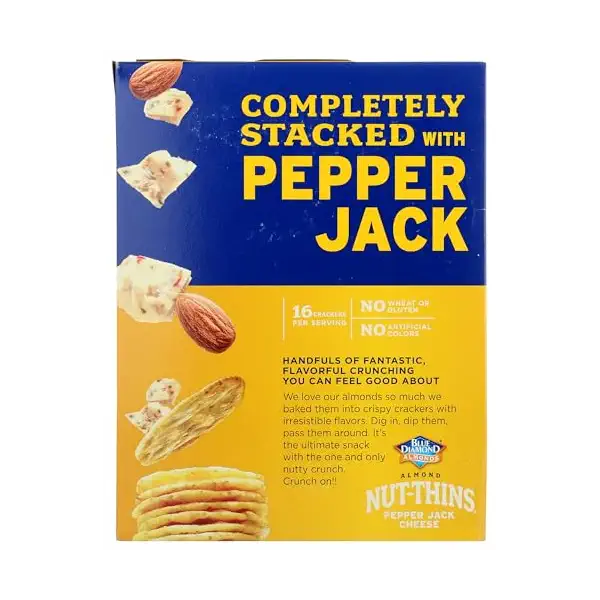 Pepper Jack Nut Thins, 4.25 OZ 2