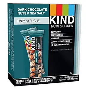 Dark Chocolate Nuts & Sea Salt Bar 12 Count, 1.4 OZ