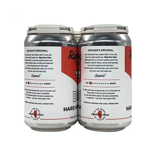 Hard Apple Dry Cider 6pk Cans 2