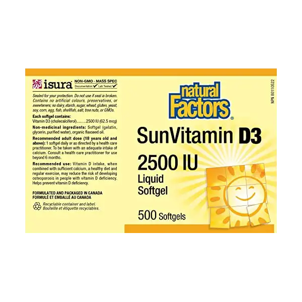 Sunvitamin D3 2500 IU 2