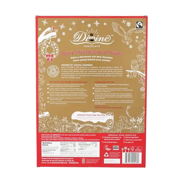 Dark Chocolate Advent Calendar, 3 OZ 2