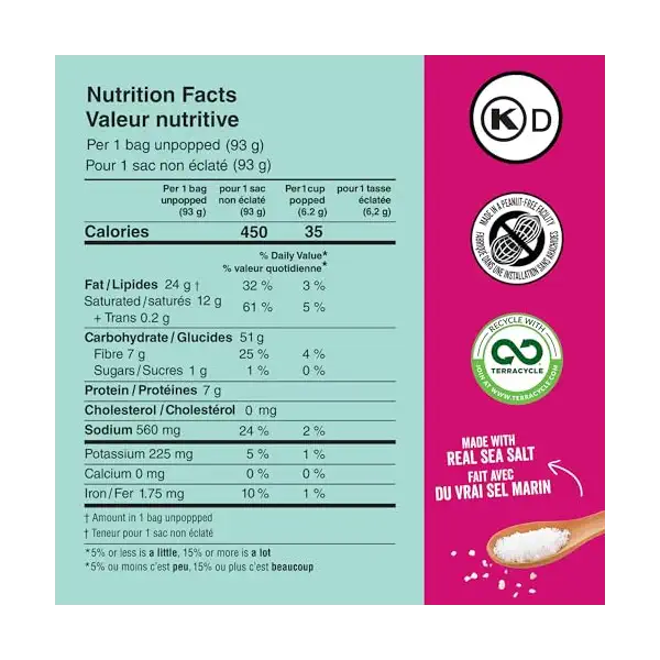 Sea Salt Microwave Popcorn 9