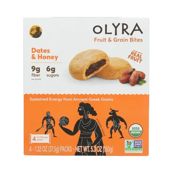 Organic Date and Honey Filled Breakfast Biscuits, 5.3 OZ 1