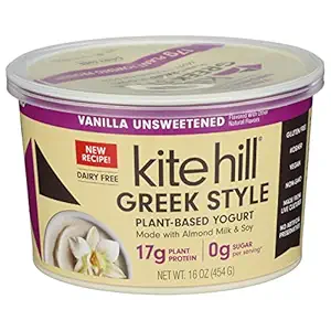 Vanilla Unsweetened Greek Almond Yogurt, 16 OZ