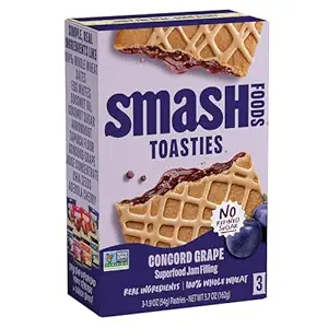 Smash Foods Grape Smash Toasties 3 Count, 5.7 OZ
