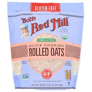 Organic Quick Cooking Rolled Oats, 28 OZ