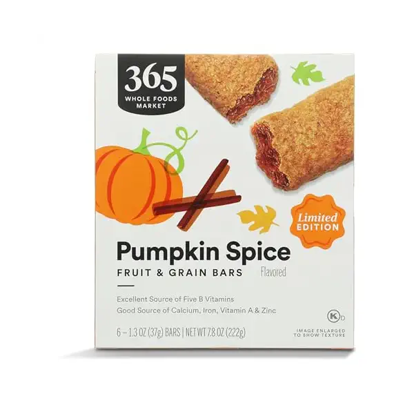 Pumpkin Spice Fruit and Grain Bars, 7.8 OZ 1