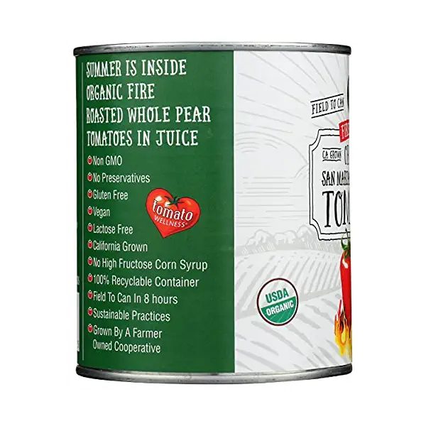 Organic Fire Roasted Whole Tomatoes, 28 OZ 6