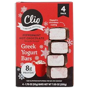 Peppermint Hot Chocolate Greek Yogurt Bar 4ct, 7.1 OZ